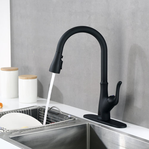 Clovis Goods Pull Down Touchless Kitchen Faucet & Reviews Wayfair